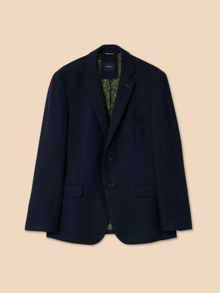 Men BLAZERS White Stuff Heath Regular Fit Blazer Dark Navy Men BLAZERS White Stuff Heath Regular Fit Blazer Dark Navy