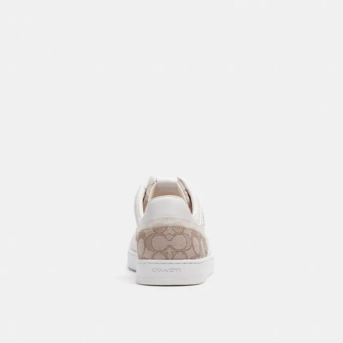 Men C201 Sneaker In Signature Jacquard Chalkstone Coach Sneakers