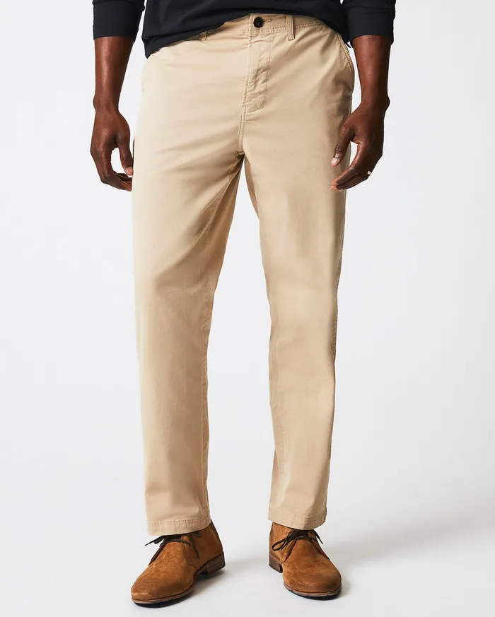 Men Chino Pant Khaki Billy Reid Bottoms