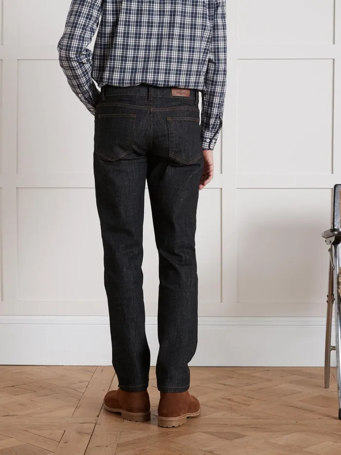 Men Clothing Cyrillus Regular Organic Cotton Jeans With An EcoFriendly Wash Noir Stone