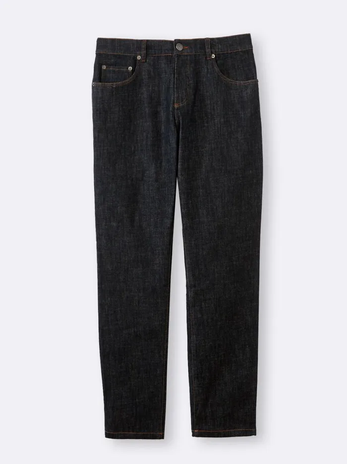 Men Clothing Cyrillus Regular Organic Cotton Jeans With An EcoFriendly Wash Noir Stone