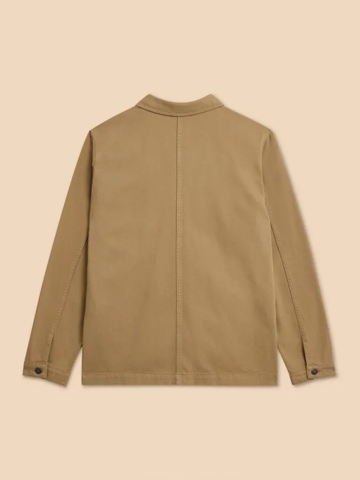 Men COATS and JACKETS White Stuff Clayton Workwear Jacket Light Natural Men COATS and JACKETS White Stuff Clayton Workwear Jacket Light Natural