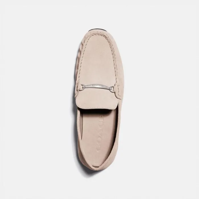 Men Collapsible Heel Driver Oat Coach Loafers and Drivers