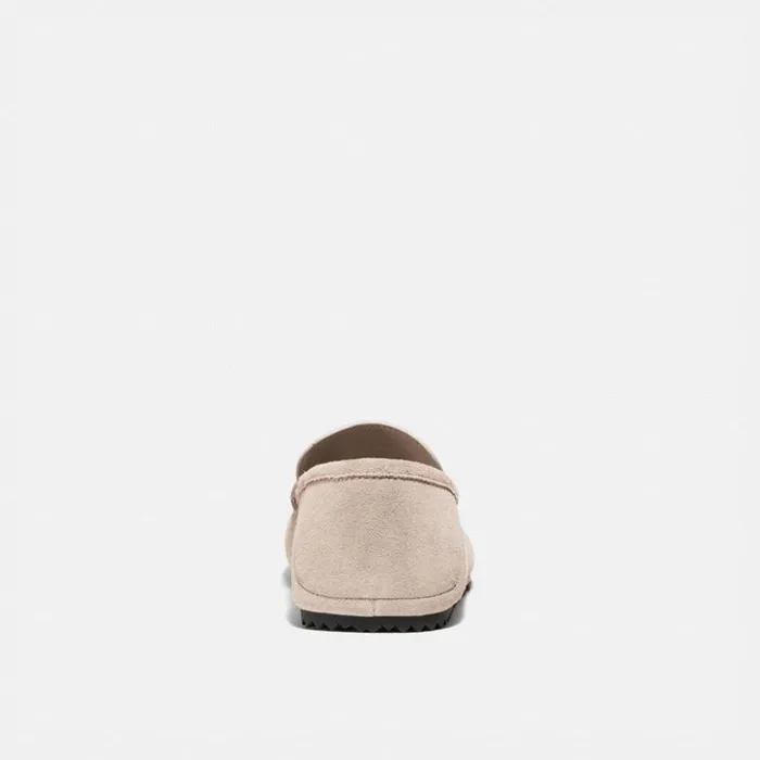Men Collapsible Heel Driver Oat Coach Loafers and Drivers