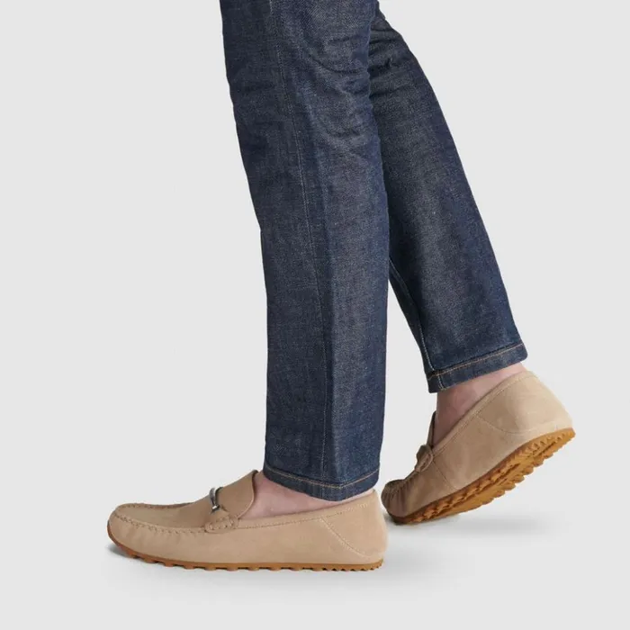 Men Collapsible Heel Driver Oat Coach Loafers and Drivers