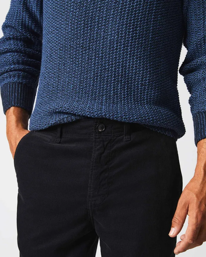 Men Cord Chino Pant Black Billy Reid Bottoms