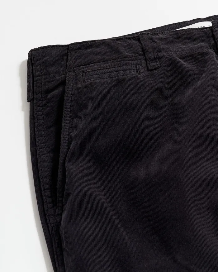 Men Cord Chino Pant Black Billy Reid Bottoms