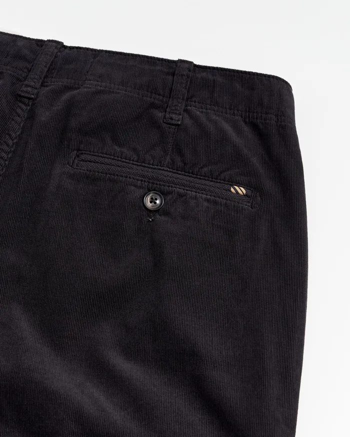 Men Cord Chino Pant Black Billy Reid Bottoms