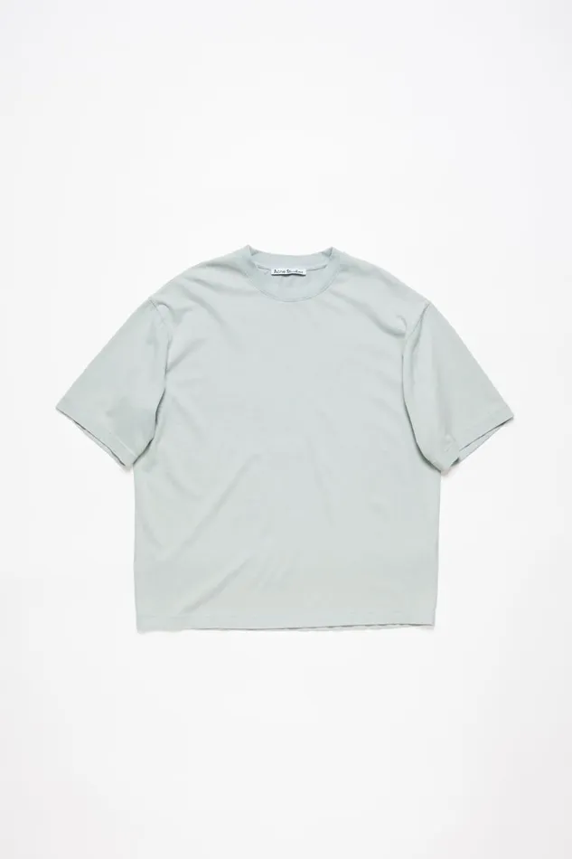 Men Crew Neck Tshirt 8211 Relaxed Fit Soft Blue Acne Studios Tshirts