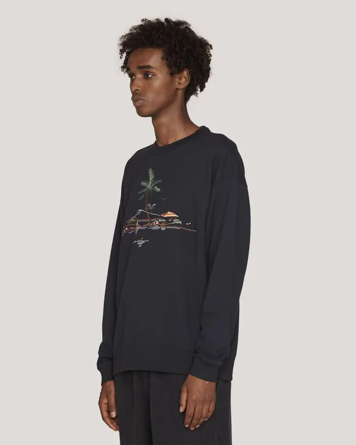 Men Daisy Age Sweatshirt Navy YMC Tops and TShirts