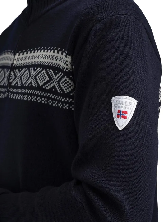 Men Dale Of Norway Halfzip DalestxF8len Merino Wool Sweater