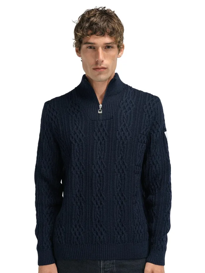 Men Dale Of Norway Halfzip Hoven Knit Sweater