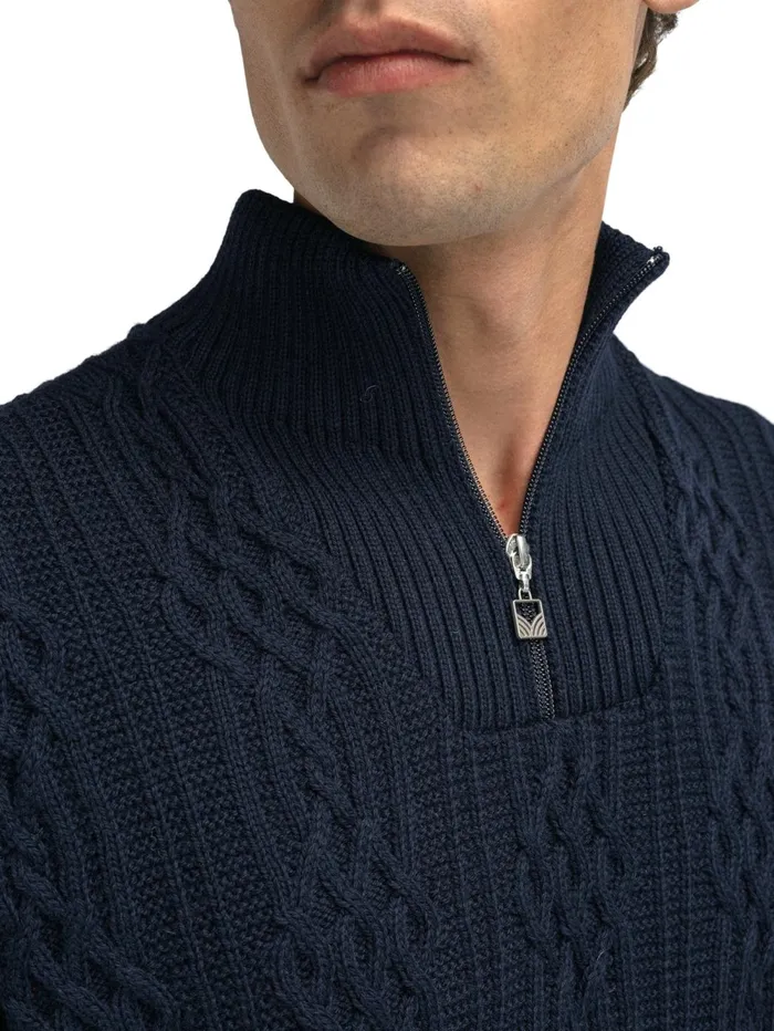 Men Dale Of Norway Halfzip Hoven Knit Sweater
