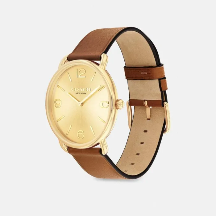 Men Elliot Watch 41 Mm Saddle Coach Watches