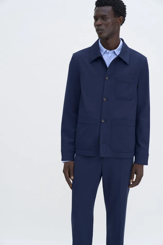 Men filippak Work Jacket Dusk Blue Coats and Jackets Men filippak Work Jacket Dusk Blue Coats and Jackets
