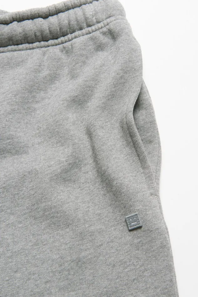 Men Fleece Shorts Light Grey Melange Acne Studios Shorts