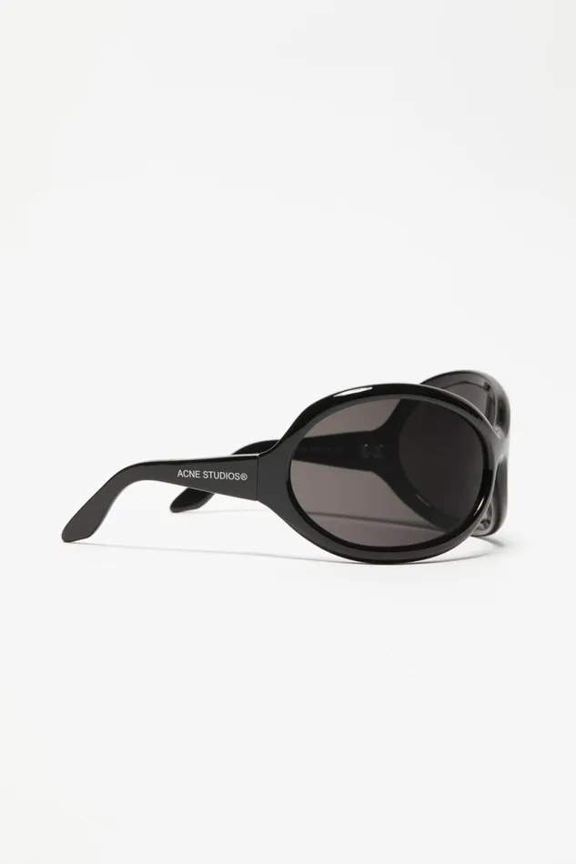 Men Frame Sunglasses Blackblack Acne Studios Eyewear