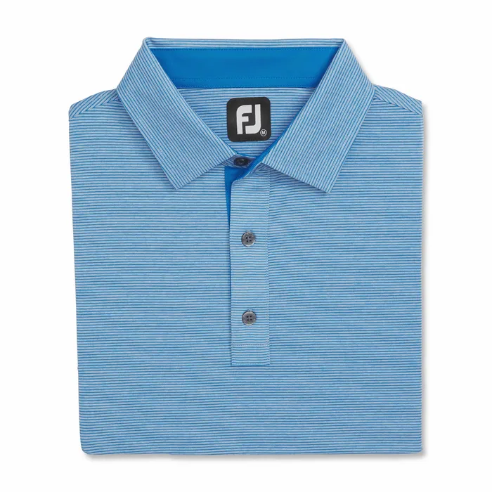 Men Heather Stripe Lisle Shirts FootJoy