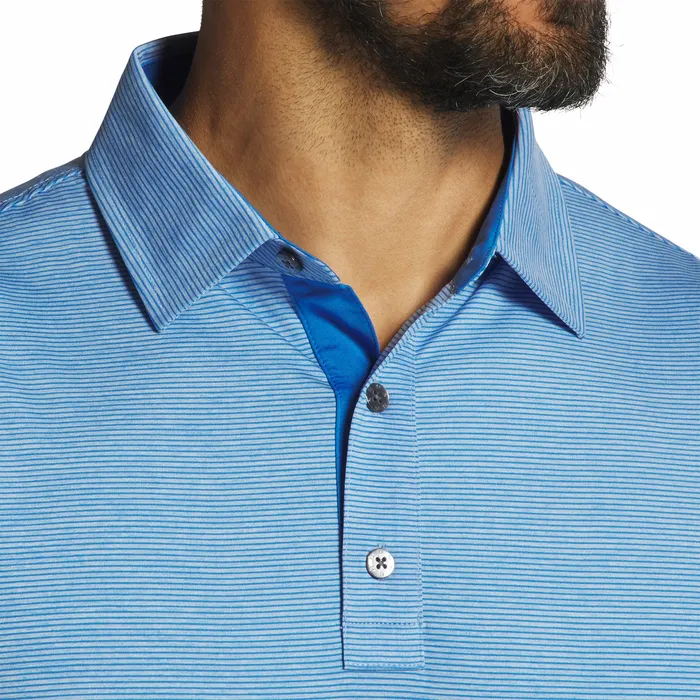 Men Heather Stripe Lisle Shirts FootJoy