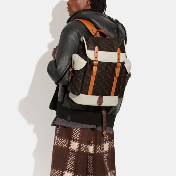 Men Hitch Backpack With Horse And Carriage Print Trufflechalk Coach Backpacks Men Hitch Backpack With Horse And Carriage Print Trufflechalk Coach Backpacks