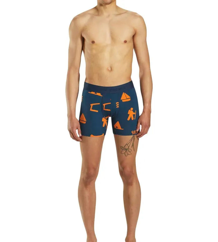 Men Hustle Boxer Briefs Navy Underwear 2 Pack Pair Of Thieves Boxer Briefs