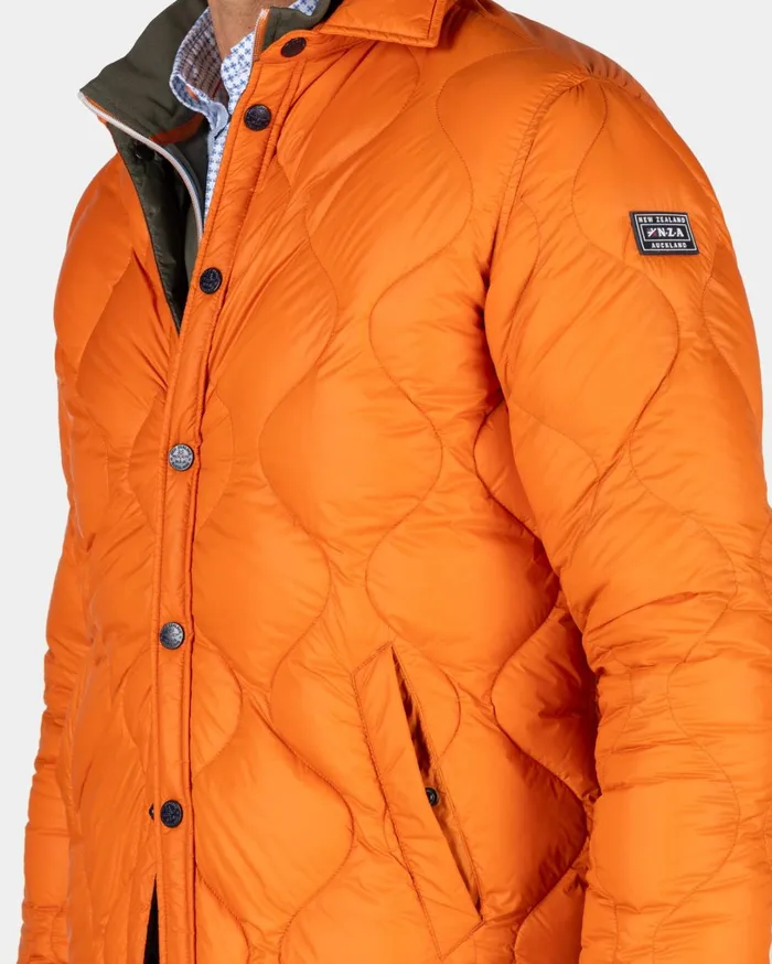 Men Jackets NZA New Zealand Auckland Orange Short Jacket 8211 Almond Orange