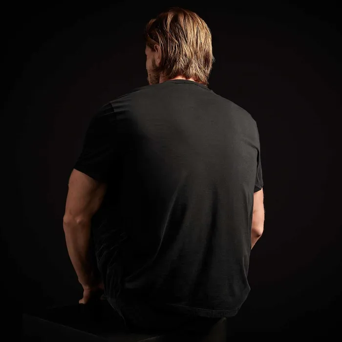 MEN James Perse CLASSICS Luxe Lotus Jersey Tee Black