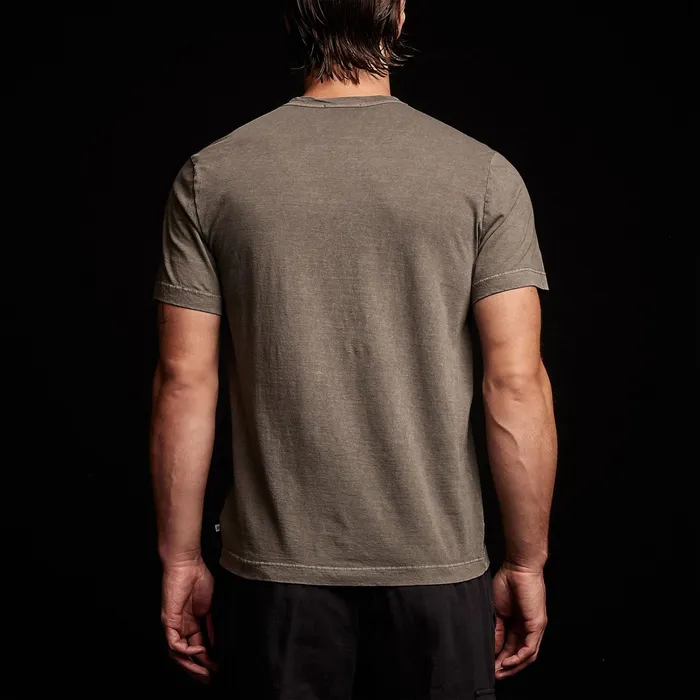 MEN James Perse CLASSICS Short Sleeve Crew Neck Burro Pigment