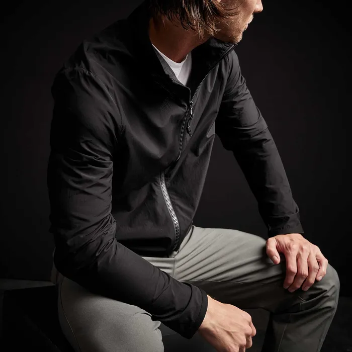 MEN James Perse JACKETSOUTERWEAR Cotton Nylon Windbreaker Black