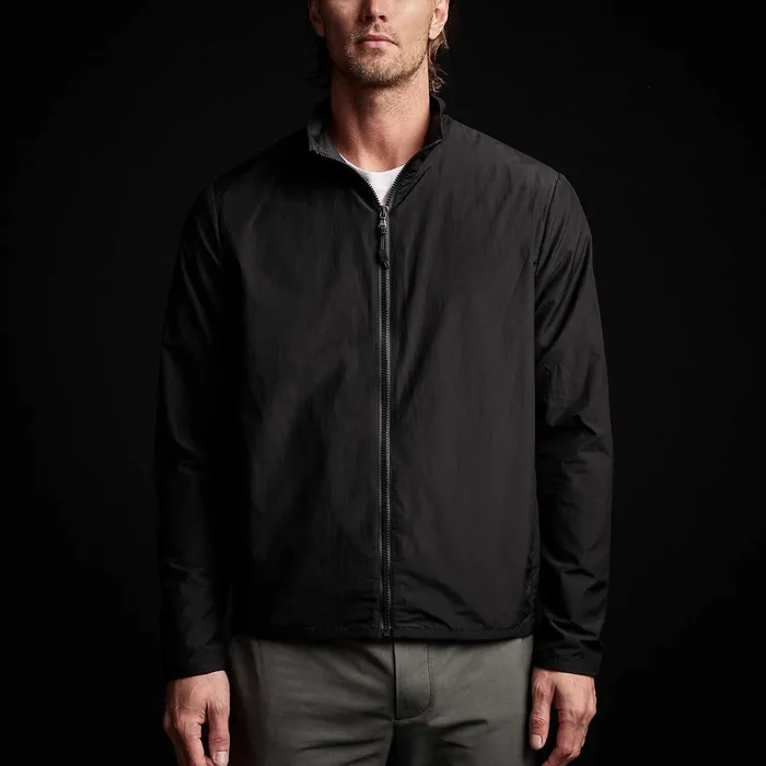MEN James Perse JACKETSOUTERWEAR Cotton Nylon Windbreaker Black