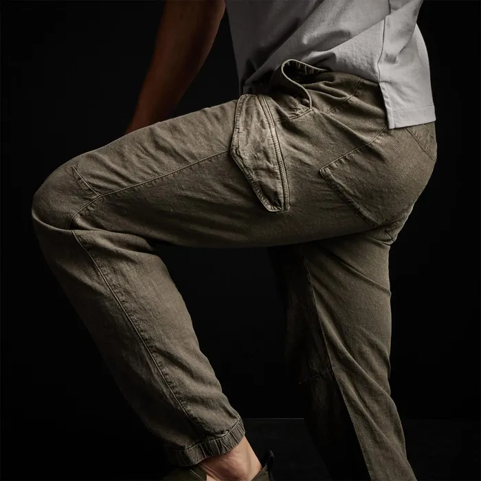 MEN James Perse PANTSDENIM Slub Linen Cargo Pant Platoon Pigment
