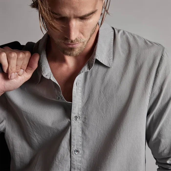 MEN James Perse SHIRTING Standard Shirt Breeze Pigment
