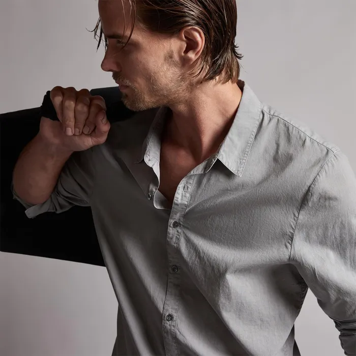 MEN James Perse SHIRTING Standard Shirt Breeze Pigment