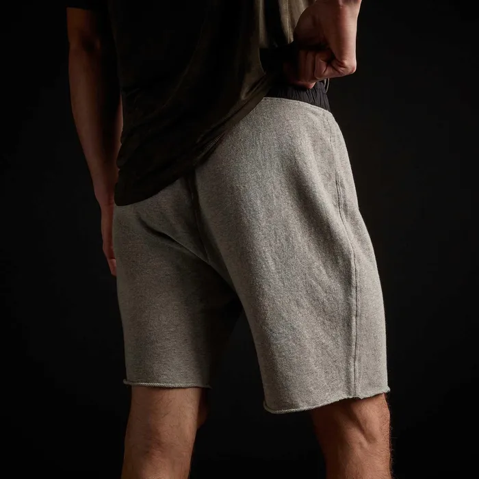MEN James Perse SWEAT TOPSBOTTOMS French Terry Contrast Waist Short Heather Grey