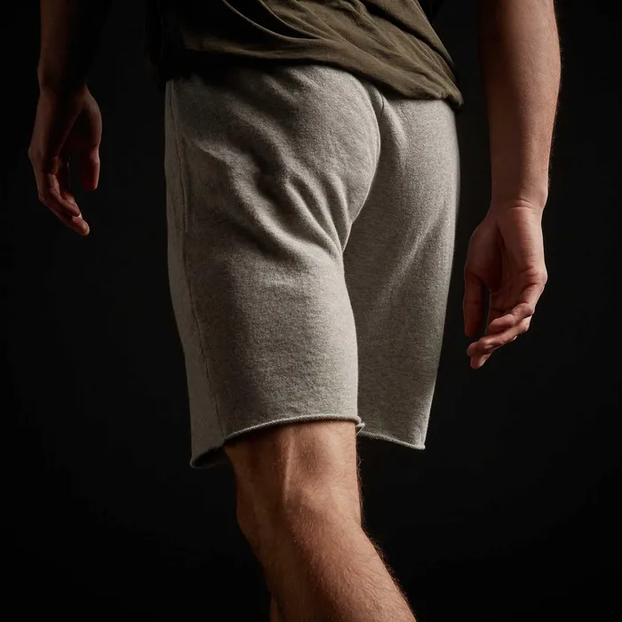MEN James Perse SWEAT TOPSBOTTOMS French Terry Contrast Waist Short Heather Grey