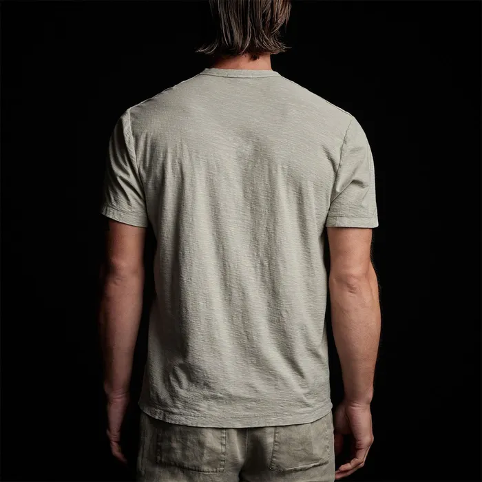MEN James Perse TSHIRTS Reverse Slub Jersey Short Sleeve Crew Silt Pigment