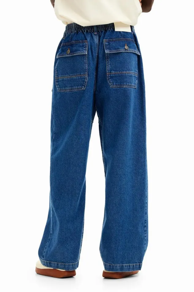 Men Jeans And Trousers Desigual Long Jeans With Pockets