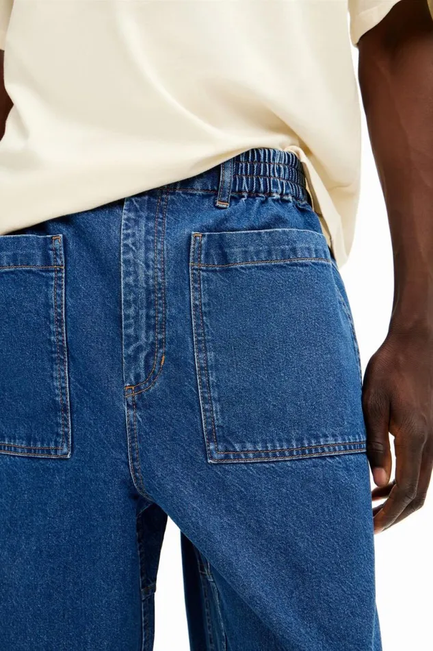 Men Jeans And Trousers Desigual Long Jeans With Pockets