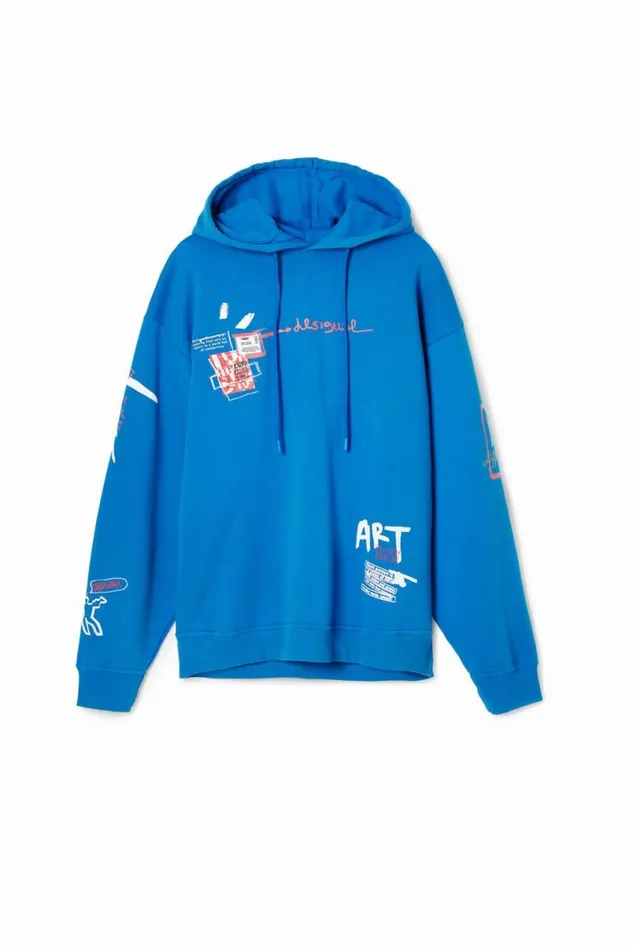 Men Jumpers And Sweatshirts Desigual Graffiti Hoodie