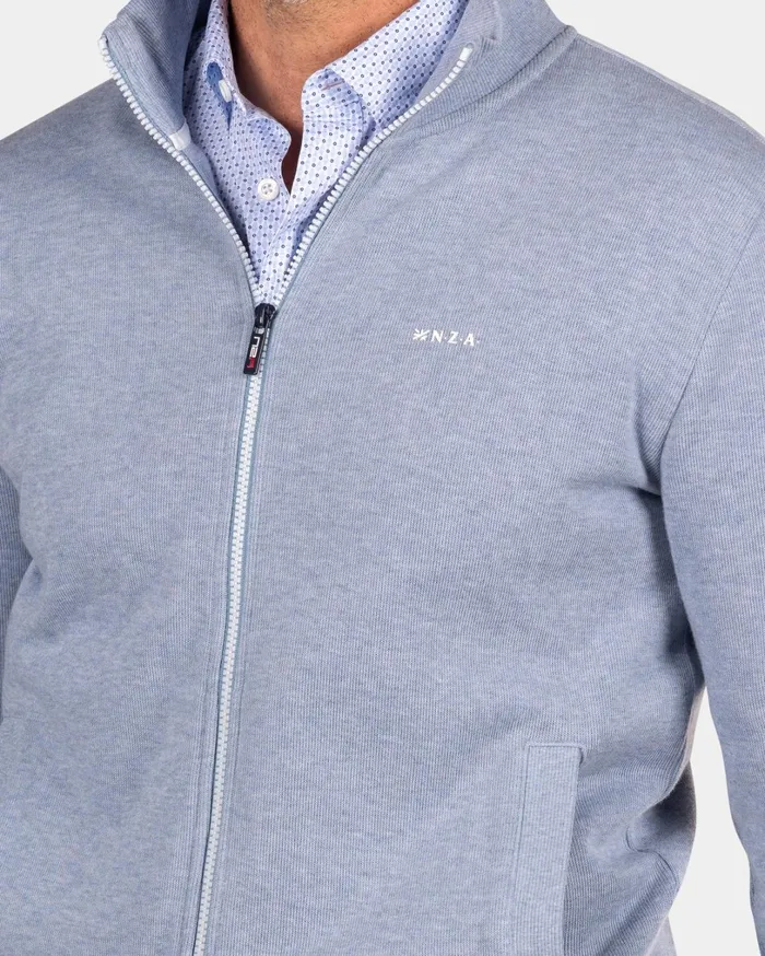 Men Knitwear NZA New Zealand Auckland Light Blue Cardigan 8211 Phantom Blue Men Knitwear NZA New Zealand Auckland Light Blue Cardigan 8211 Phantom Blue