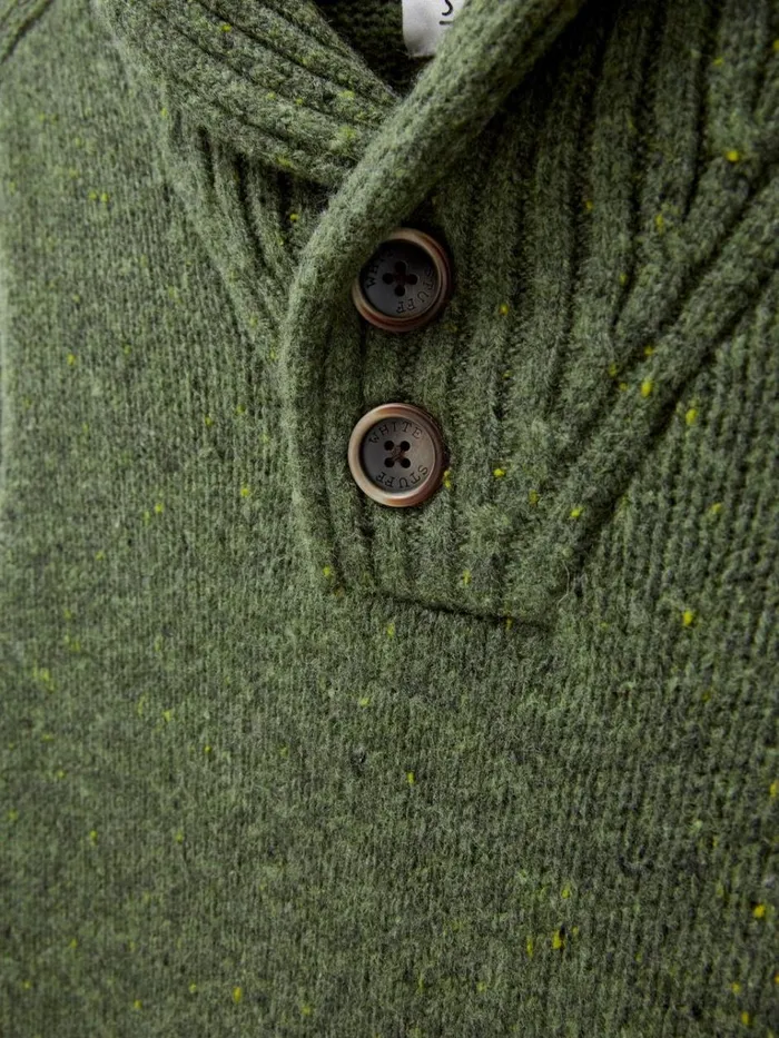 Men KNITWEAR White Stuff Arundel Shawl Dark Green Men KNITWEAR White Stuff Arundel Shawl Dark Green