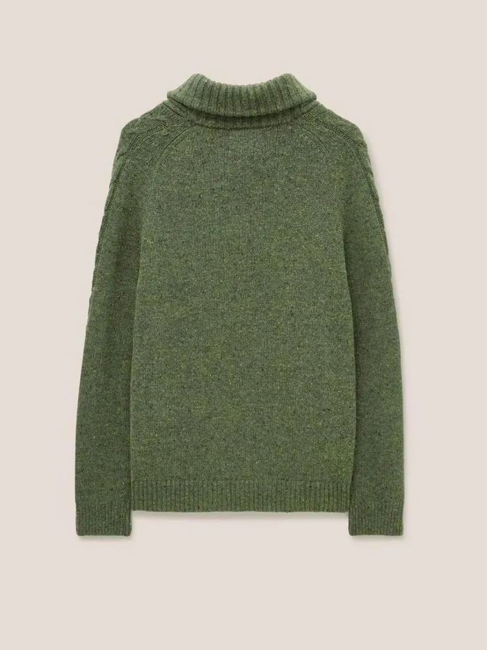 Men KNITWEAR White Stuff Arundel Shawl Dark Green Men KNITWEAR White Stuff Arundel Shawl Dark Green