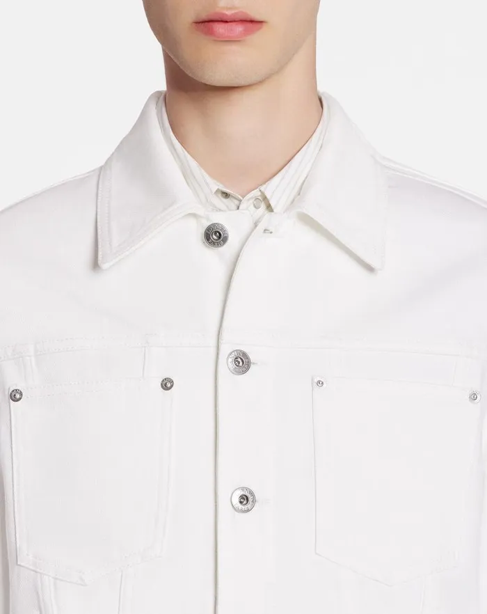 Men Lanvin Coats and Jackets Classic Jacket Optic White Men Lanvin Coats and Jackets Classic Jacket Optic White