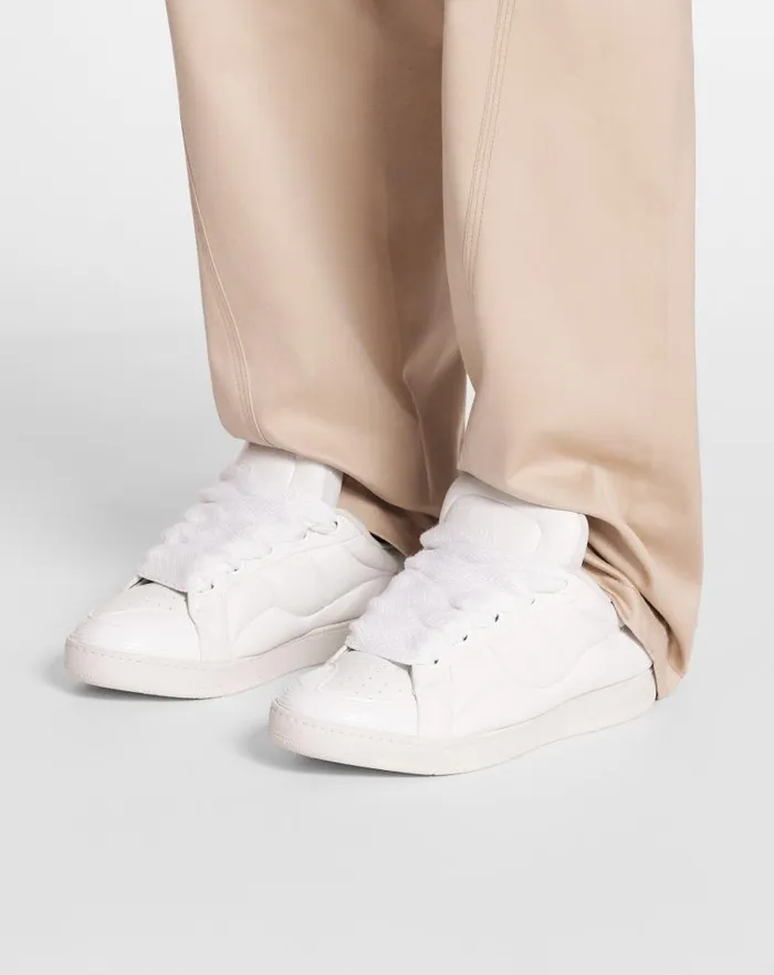 Men Lanvin Curb Curb Xl Leather Sneakers Whitewhite Men Lanvin Curb Curb Xl Leather Sneakers Whitewhite