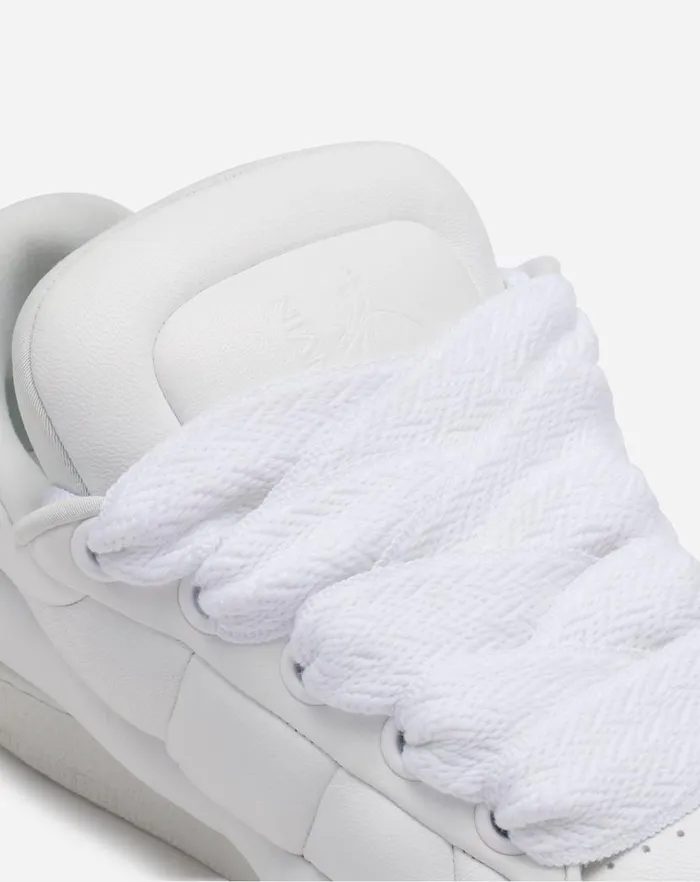 Men Lanvin Curb Curb Xl Leather Sneakers Whitewhite Men Lanvin Curb Curb Xl Leather Sneakers Whitewhite