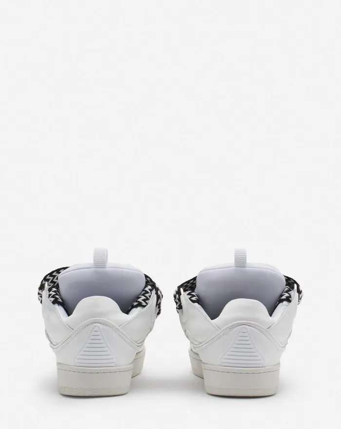Men Lanvin Curb Lanvin X Future Curb 30 Leather Sneakers For Men Whiteblack Men Lanvin Curb Lanvin X Future Curb 30 Leather Sneakers For Men Whiteblack