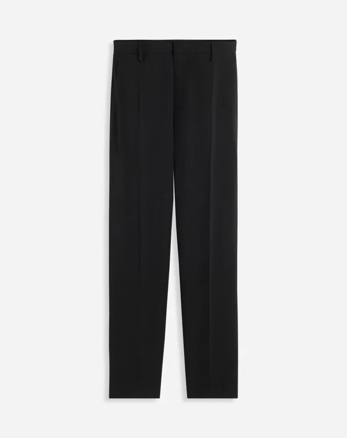 Men Lanvin Pants and Shorts Cigarette Trousers With Side Bands Black