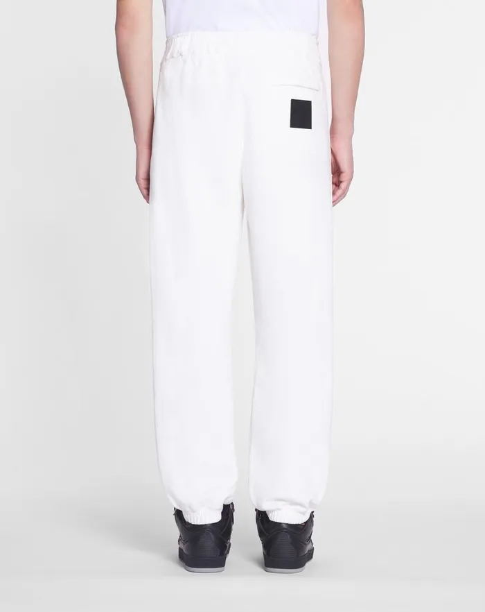 Men Lanvin Pants and Shorts Lanvin X Future Unisex Logo Jogging Pants White Mustang Men Lanvin Pants and Shorts Lanvin X Future Unisex Logo Jogging Pants White Mustang