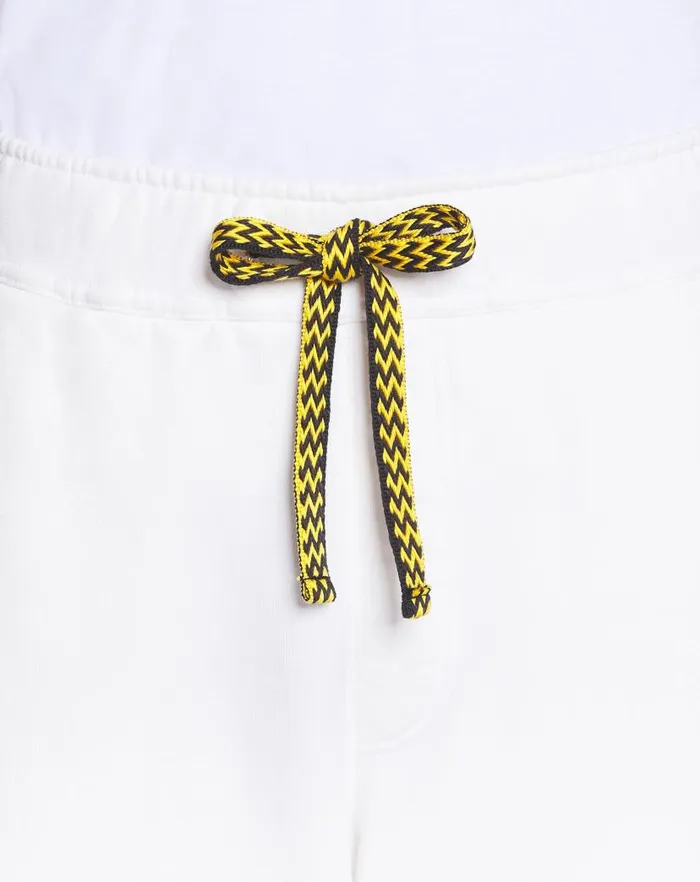 Men Lanvin Pants and Shorts Lanvin X Future Unisex Logo Jogging Pants White Mustang Men Lanvin Pants and Shorts Lanvin X Future Unisex Logo Jogging Pants White Mustang