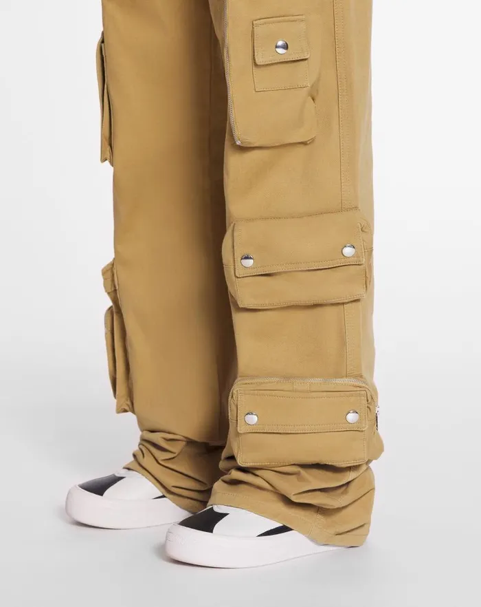 Men Lanvin Pants and Shorts Lanvin X Future Wideleg Utility Pants Sand Men Lanvin Pants and Shorts Lanvin X Future Wideleg Utility Pants Sand